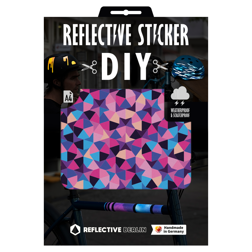 Reflective DIY Stickers: Kites & Darts