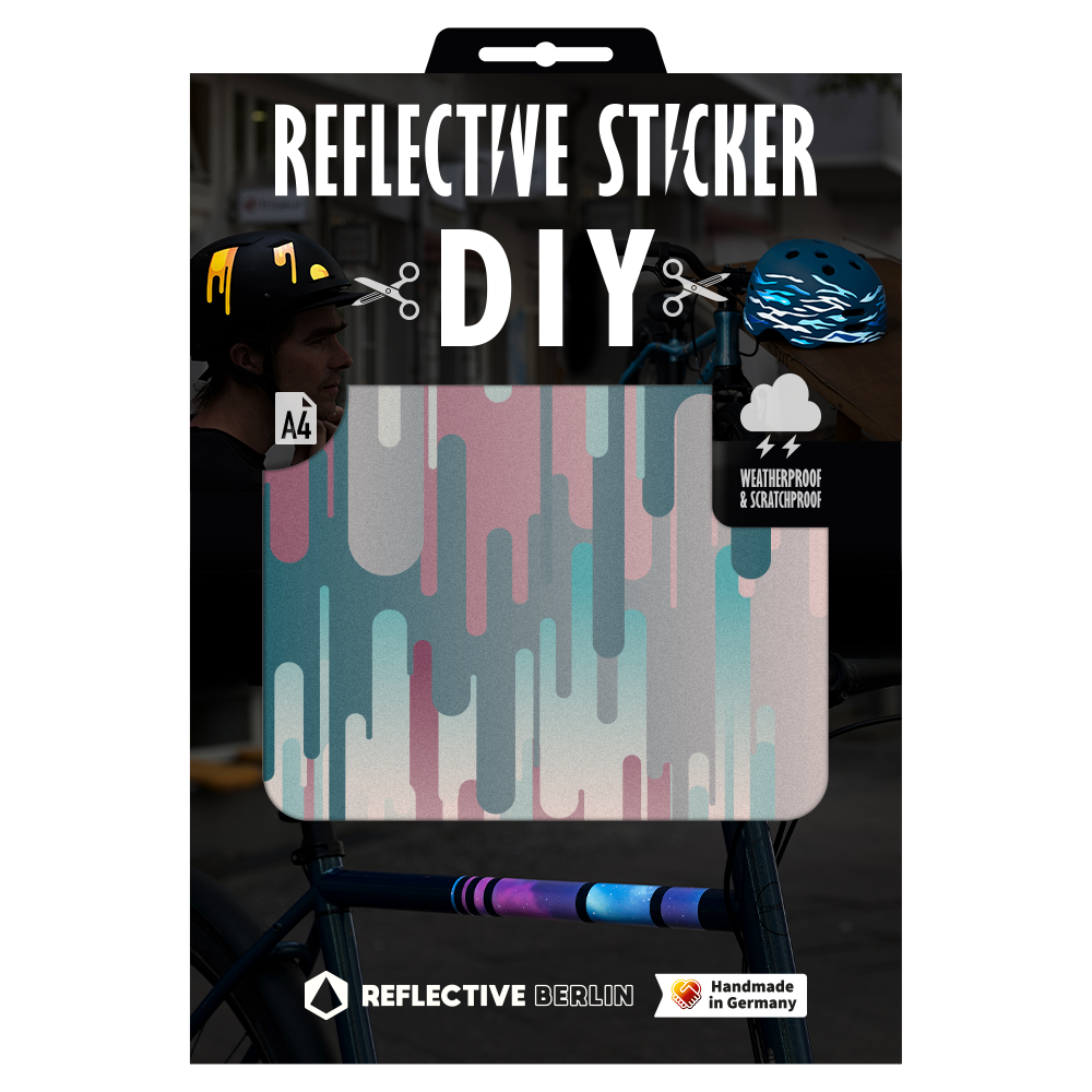 Reflective DIY Sticker: Lava