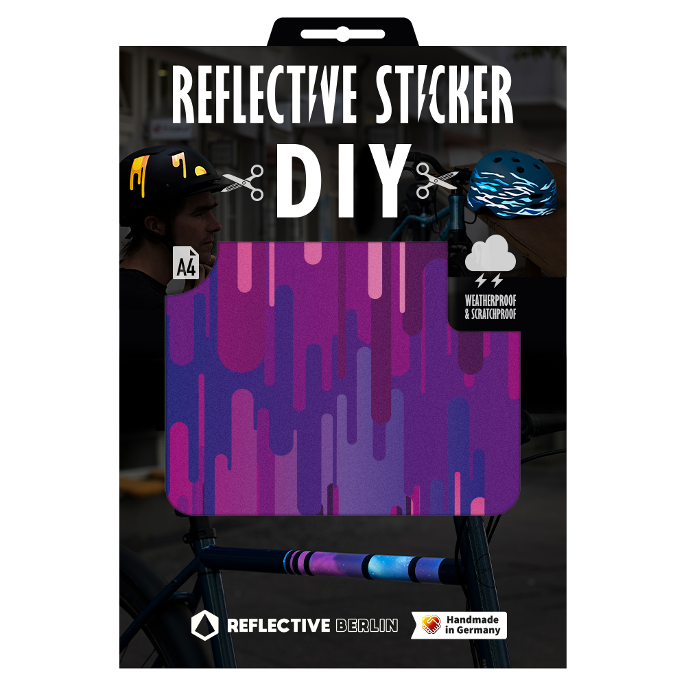 Reflective DIY Sticker: Lava