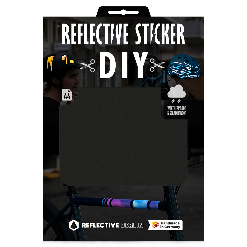 Produktbild Reflexfolie DIY Bogen, schwarz