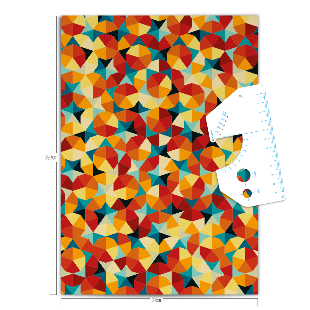 Inhalt mit Schablone, Ansicht Kites Design