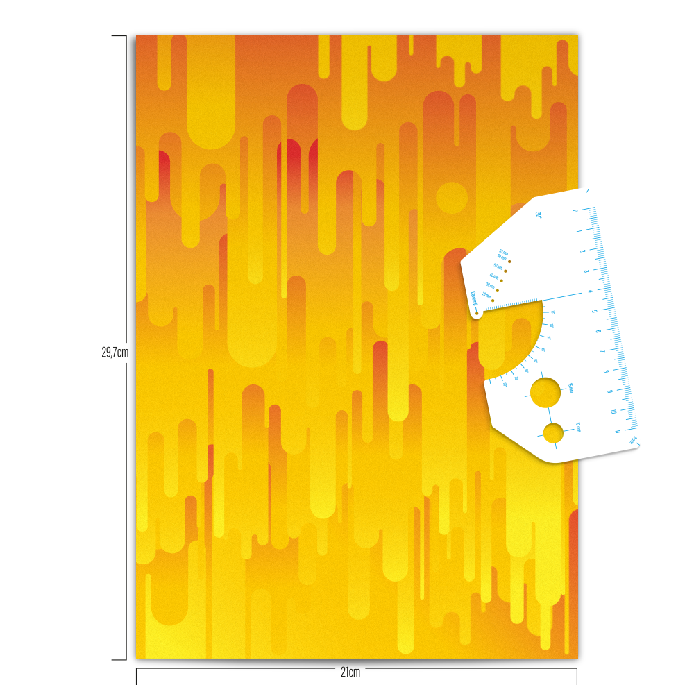 Inhalt mit Schablone, Ansicht Lava Design