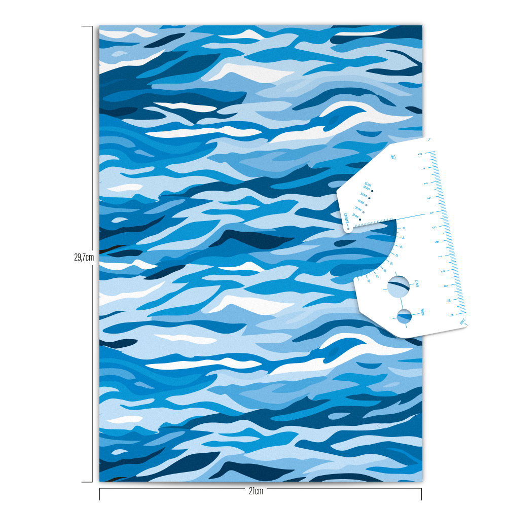 Inhalt mit Schablone, Ansicht Pool Design