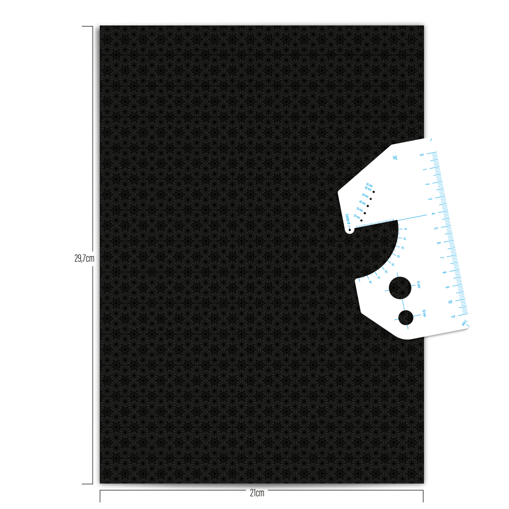 Inhalt mit Schablone, Ansicht Vector Design