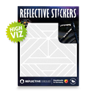 Produktbild Reflexsticker Design Delta, Farbvariante Weiß