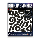 Produktbild Reflexsticker Design Doodle, Farbvariante Schwarz