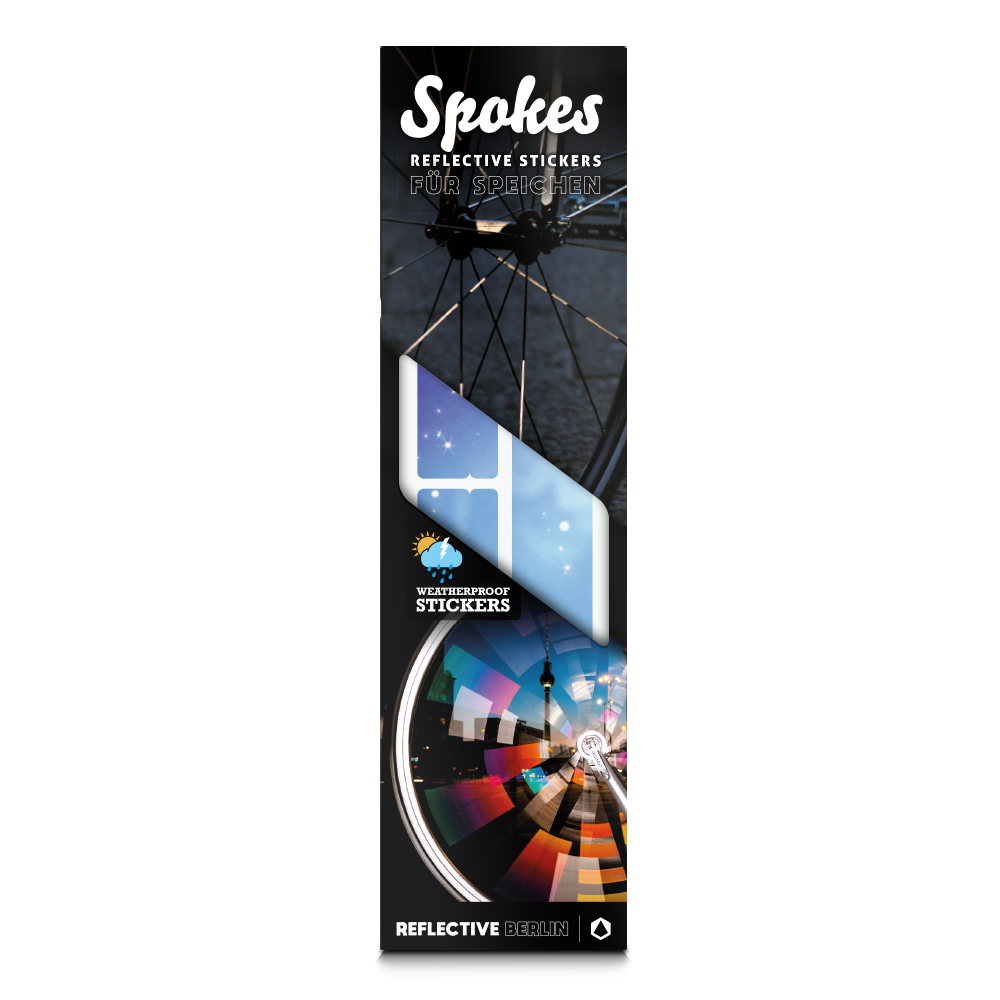 Reflektierende Speichensticker: Spokes