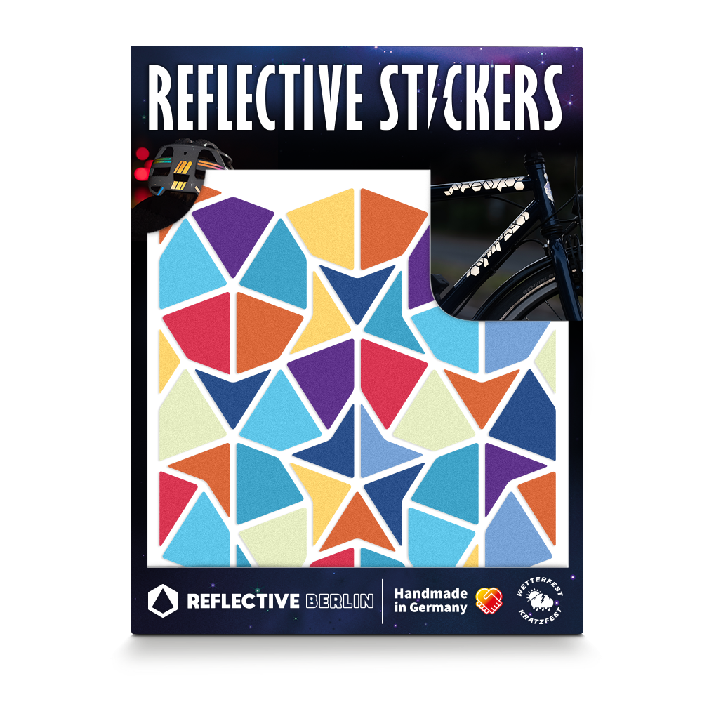 Produktbild Reflexsticker, Design Kites & Darts, Farbvariante Harlequin