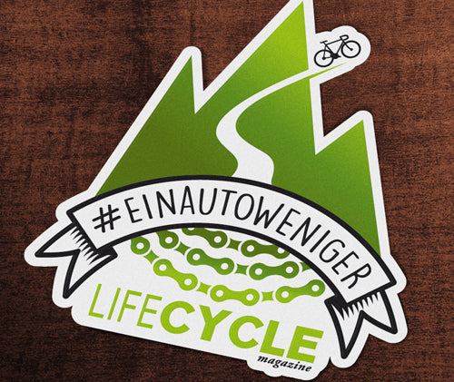 Lifecycle Magazine, Custom reflective sticker