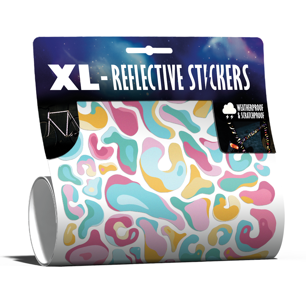 Reflective XL Sticker Kit: Pebbles