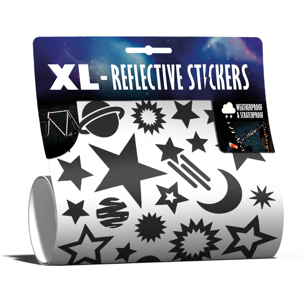 Reflective XL Sticker Kit: Bubbles