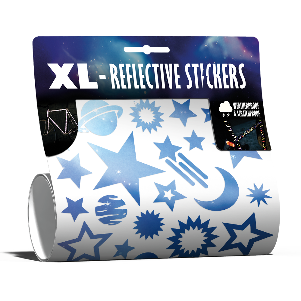 Reflective XL Sticker Kit: Bubbles