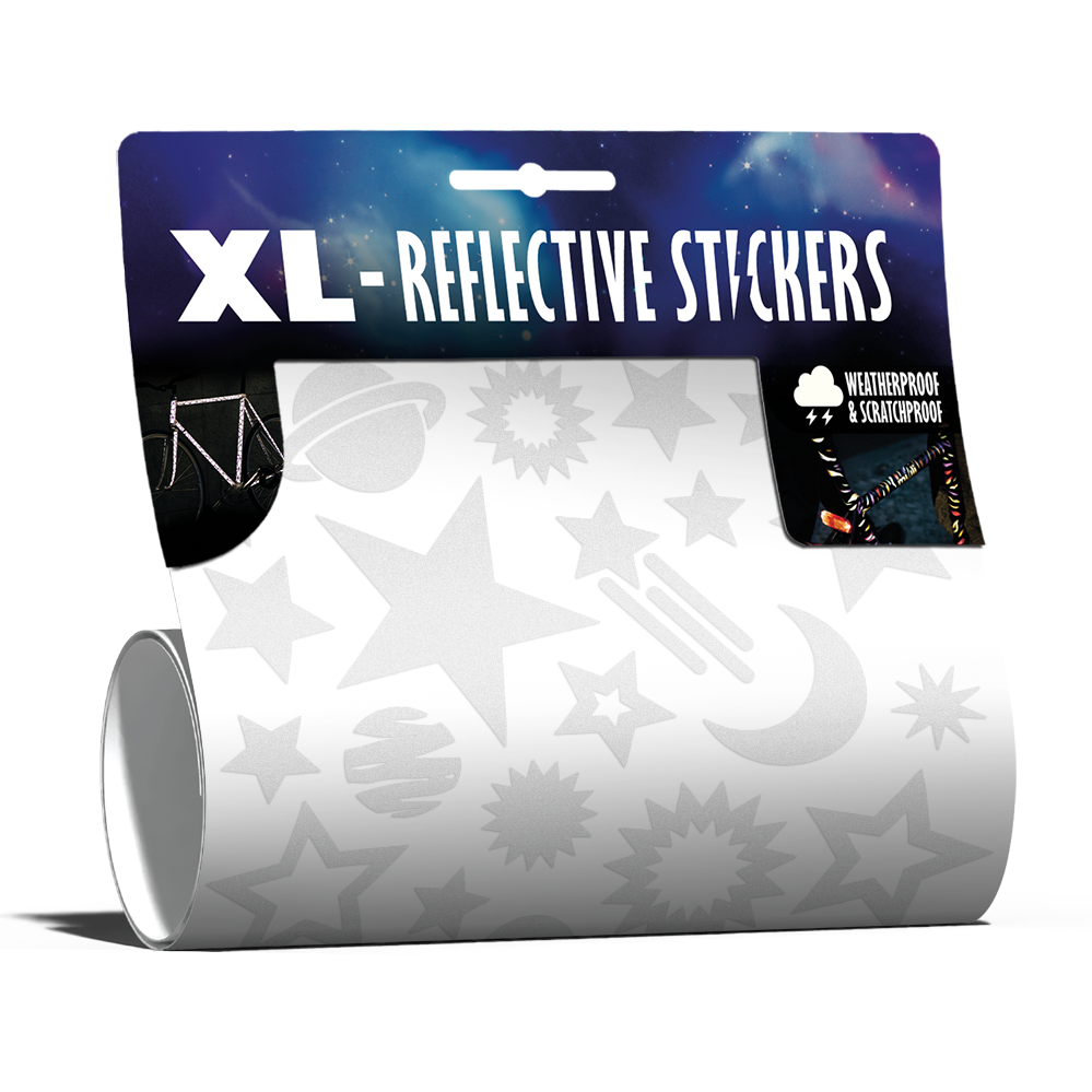 Reflective XL Sticker Kit: Bubbles