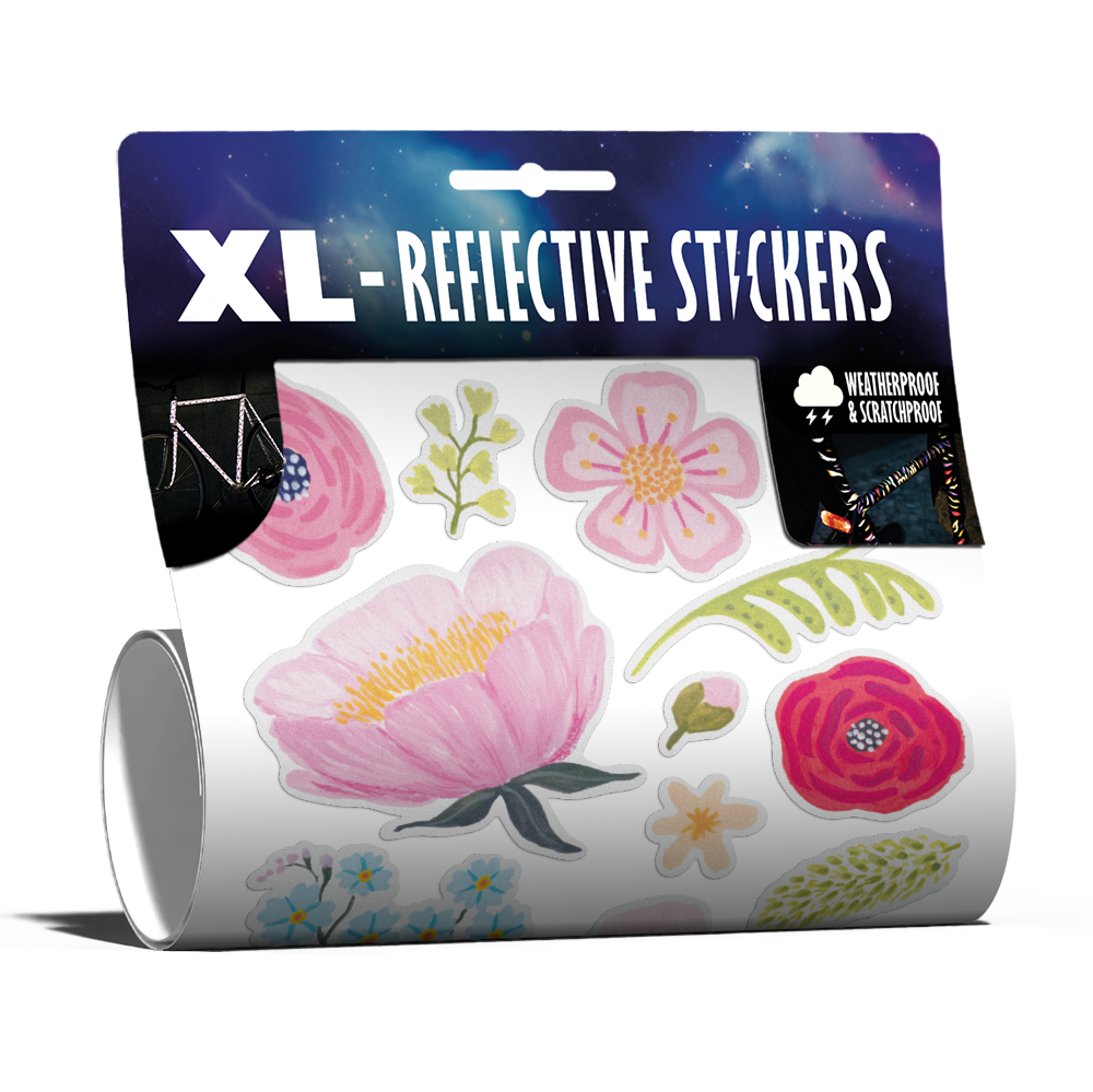 reflective sticker set from artist Anke Rega in packaging