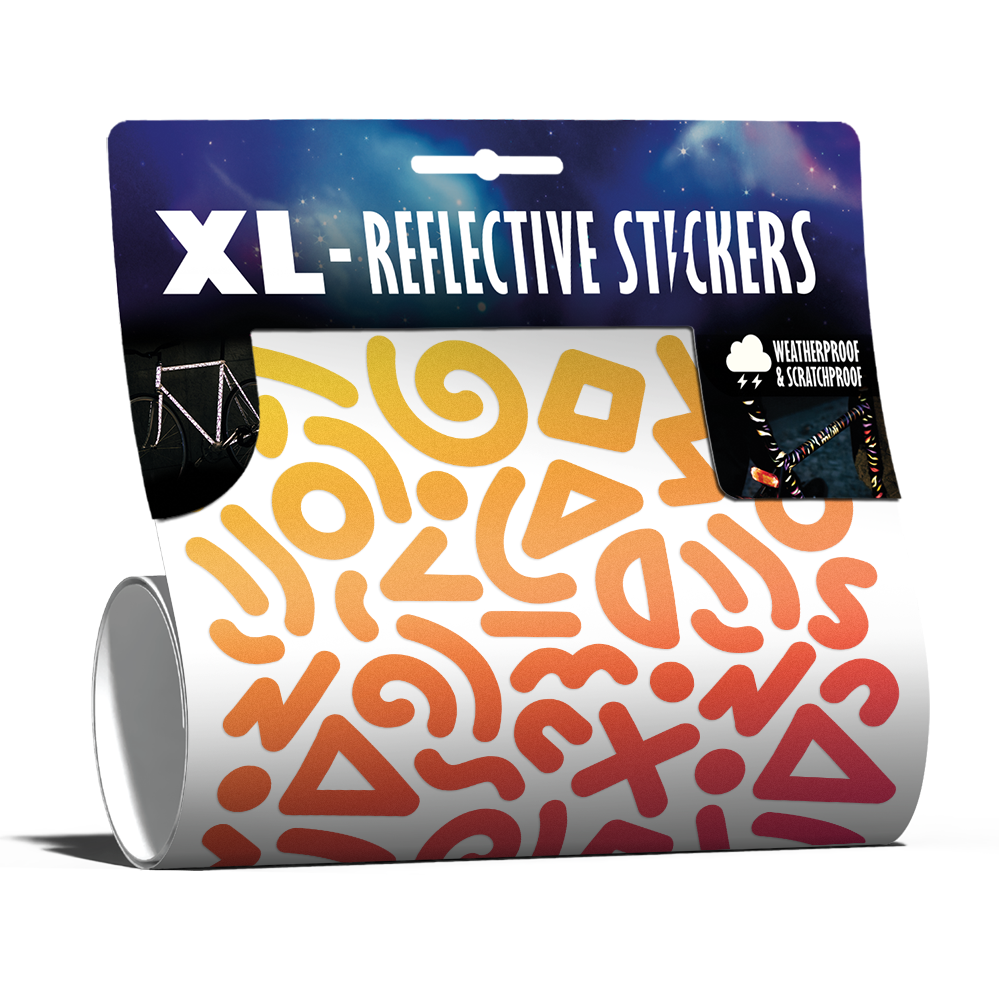 Reflective XL Sticker Kit: Doodle