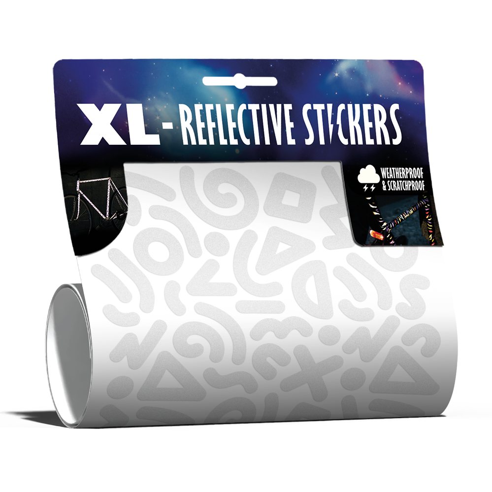 Reflektierendes XL Sticker Kit: Doodle
