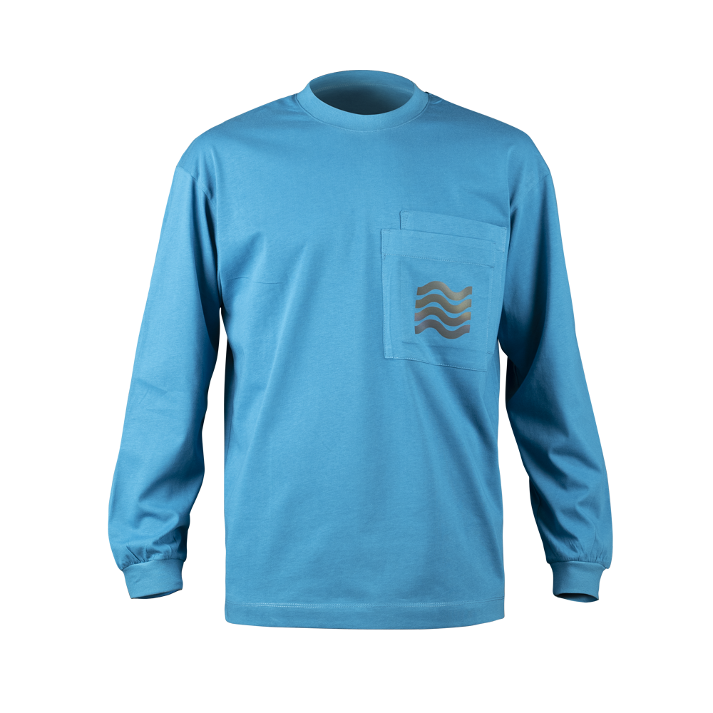 T-Shirt, ocean türkis, Frontansicht, Produktbild