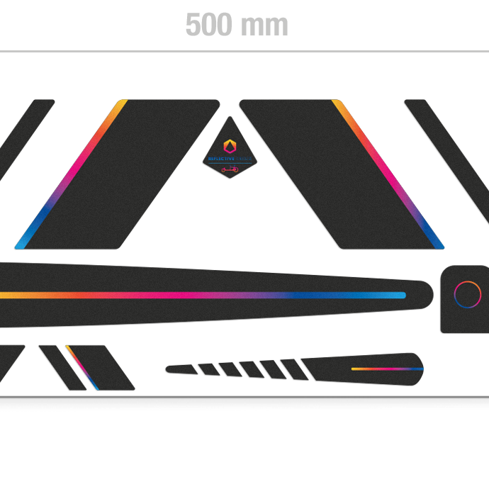 Sheet View, Inhalt, BLLTT Sticker Kit, Variante Black Rainbow