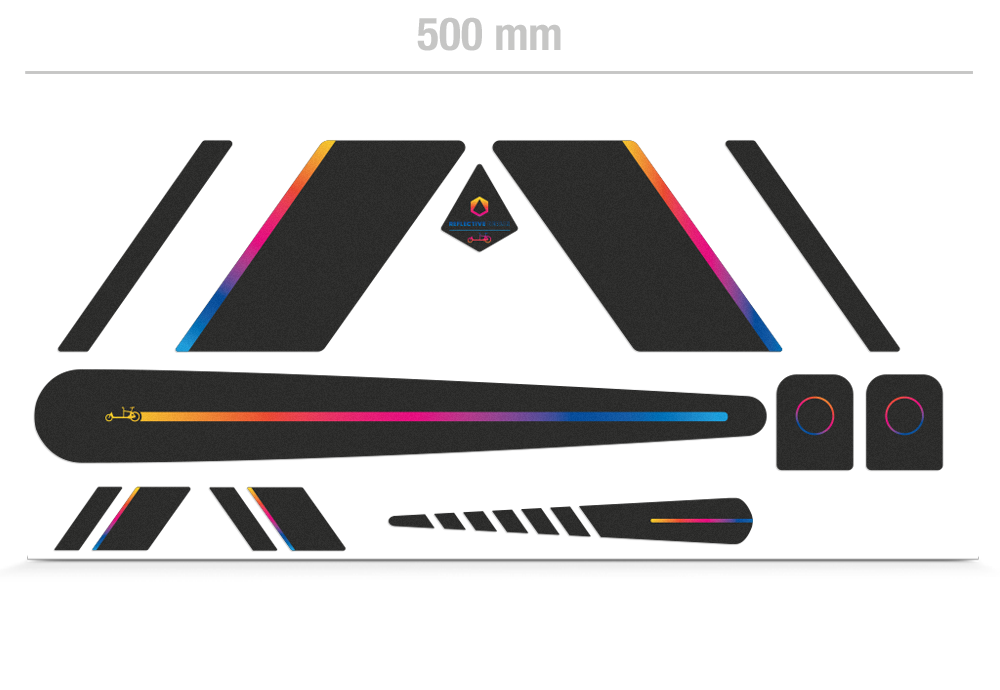 Sheet View, Inhalt, BLLTT Sticker Kit, Variante Black Rainbow