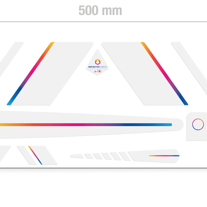 Sheet View, Inhalt, BLLTT Sticker Kit, Variante White Rainbow