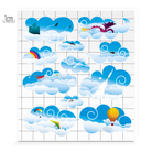 reflective clouds kids edition. can you find the little prince ?