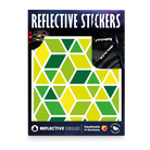 Diamond reflective design in colour forest