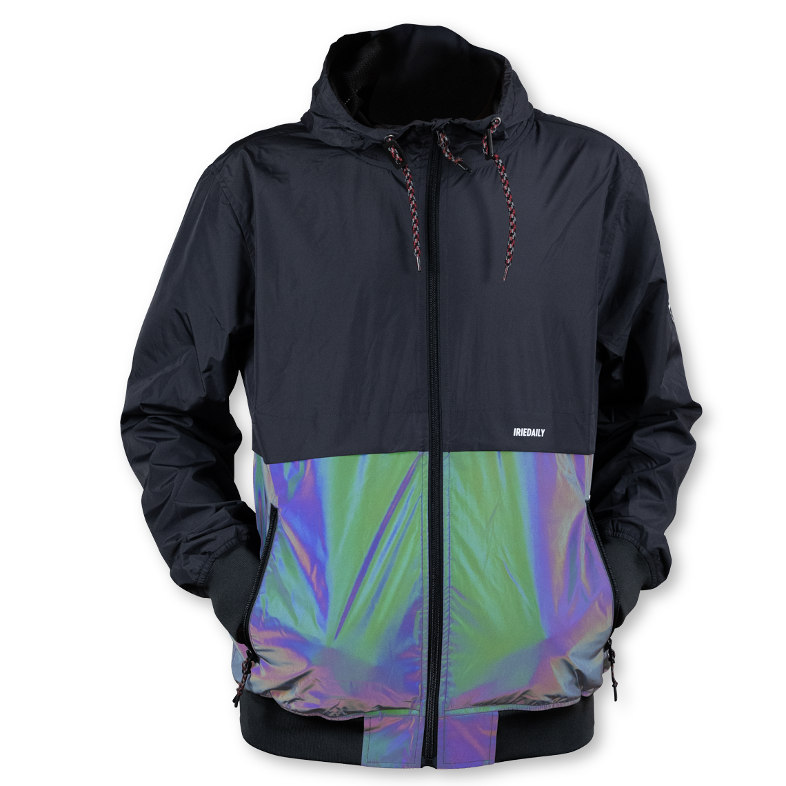Resulaner jacket, product picture thumbnail, reflective rainbow