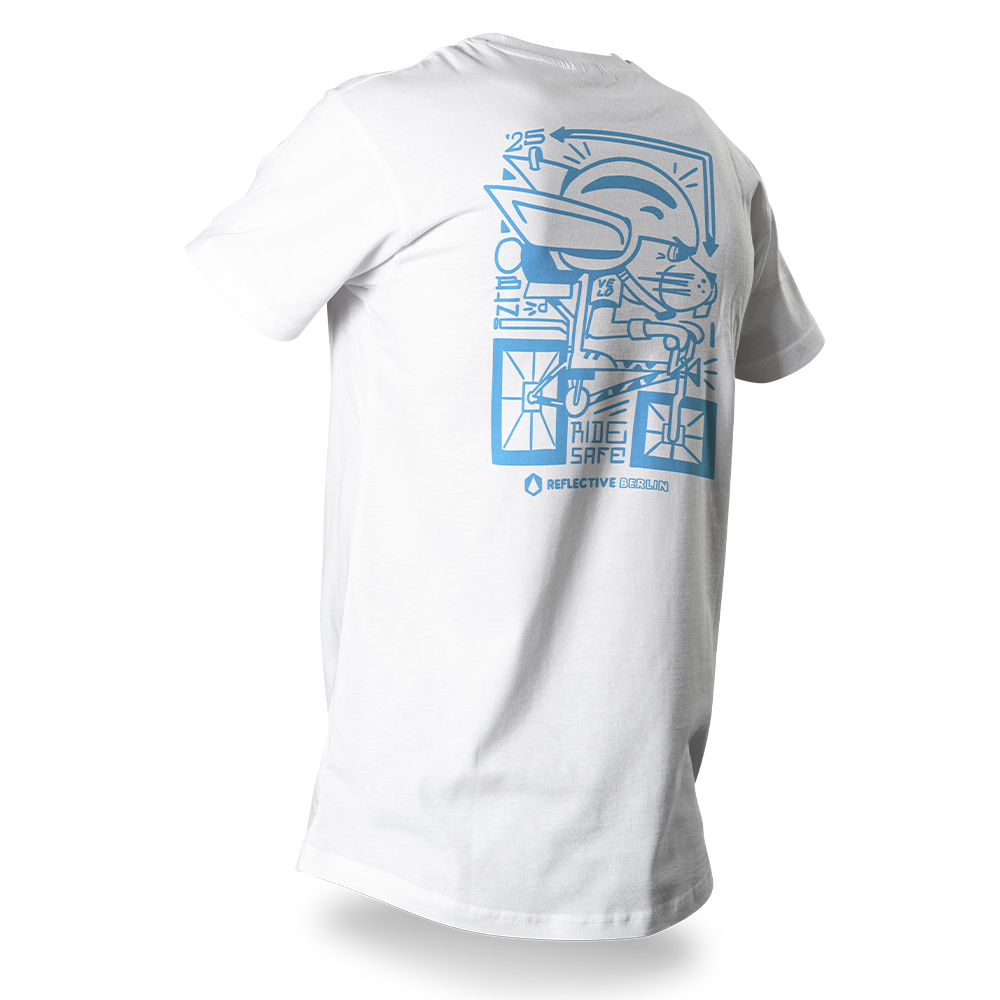 Product picture of the back of Velo logo reflective t-shirt