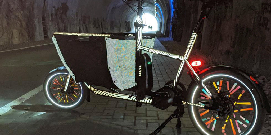 reflektierende Fahrradfolie, Reflexfolie, Fahrradsticker Design