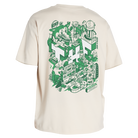 Back print of the THF design on t-shirt