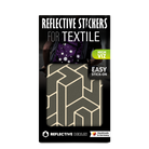 Produktbild Reflektierende Textilsticker Isometric Design, grau