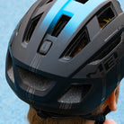 Black Reflective stickers on back of  helmet 