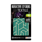 Produktbild Reflektierende Textilsticker Isometric Design, grün