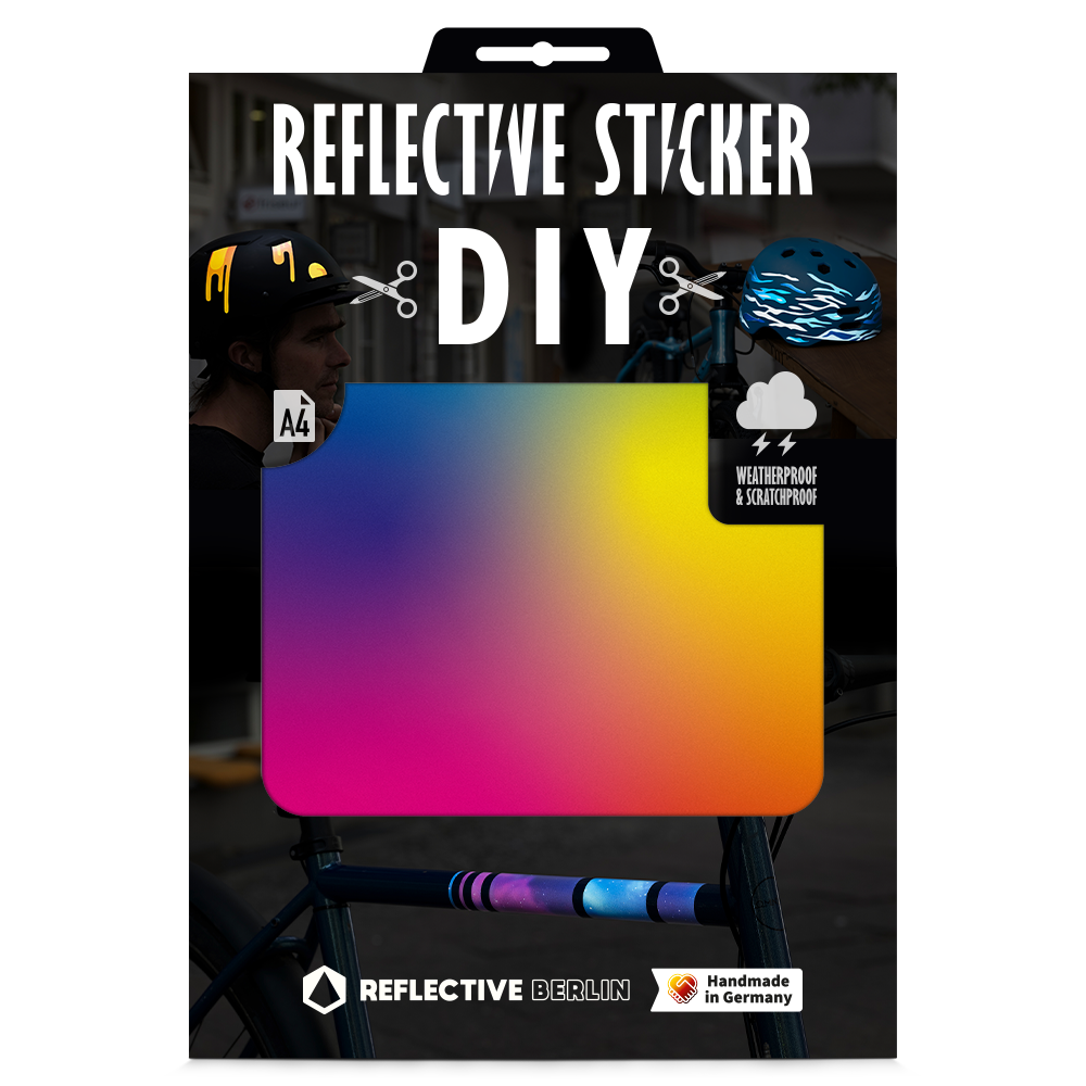 Reflective DIY Sticker (DIN A4): Gradient – REFLECTIVE Berlin