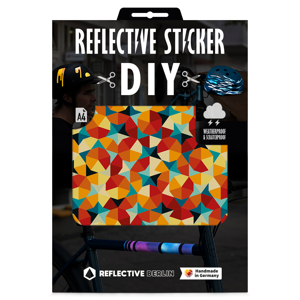 Produktbild Reflective DIY Sticker, Kites & Darts Design