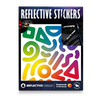 Produktbild Reflexsticker Design Doodle, Farbvariante Rainbow