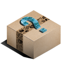 Reflective mystery box product image with question mark