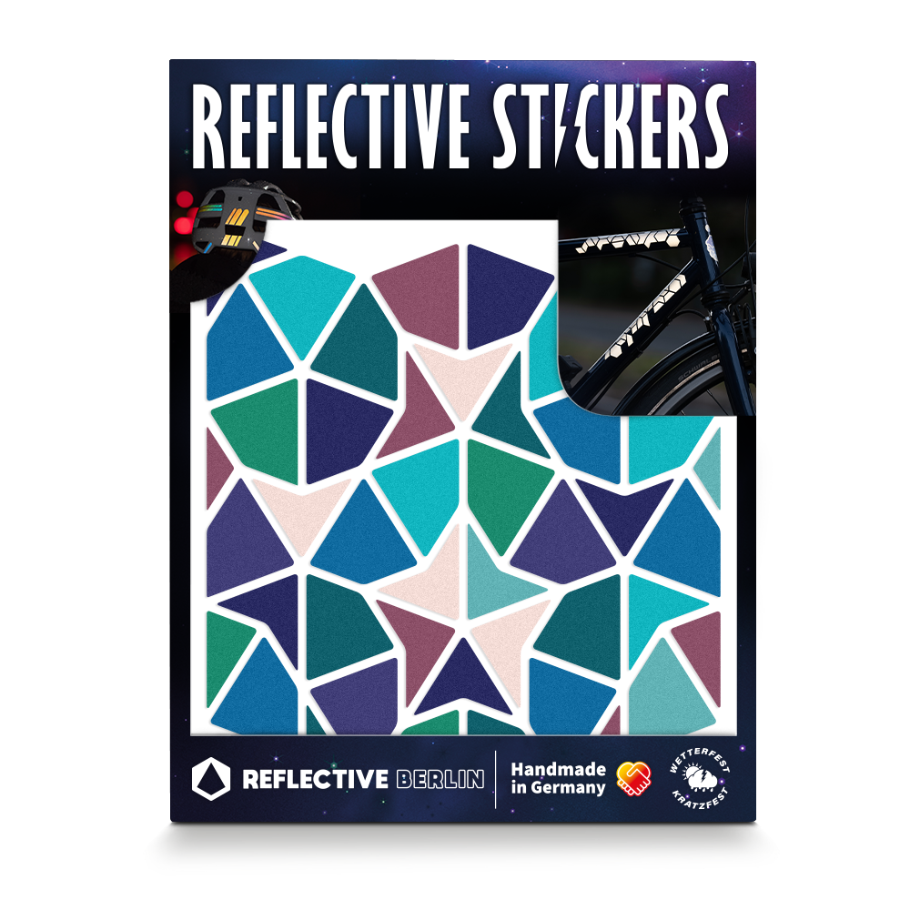Produktbild Reflexsticker, Design Kites & Darts, Farbvariante Vitrail