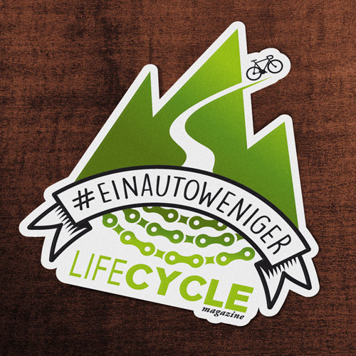 Lifecycle Magazine, Custom reflective sticker