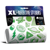 product picture of the isometric design in blue-green variant