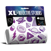 product picture of the isometric design in purple-red variant