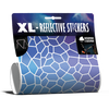 Mosaic reflective sticker set in packaging variant Blues