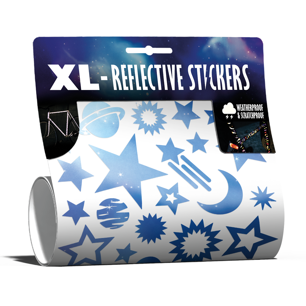 Reflektierendes XL Sticker Kit: Stars