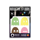 Reflektierender Aufkleber „Geister“ in Farbvariante „Eiscreme“  in Produktverpackung von REFLECTIVE Berlin.