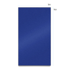 Reflektierende Aufkleber Textil Stoff „DIY“ in Farbvariante „Blau“ zum selbst zuschneiden. Produktgröße und Schnittform von REFLECTIVE Berlin.