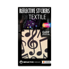 Reflektierende Textilsticker: Music
