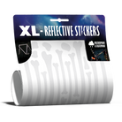Reflektierendes Knochen Sticker Kit in der Variante weiß eingerollt in Verpackung