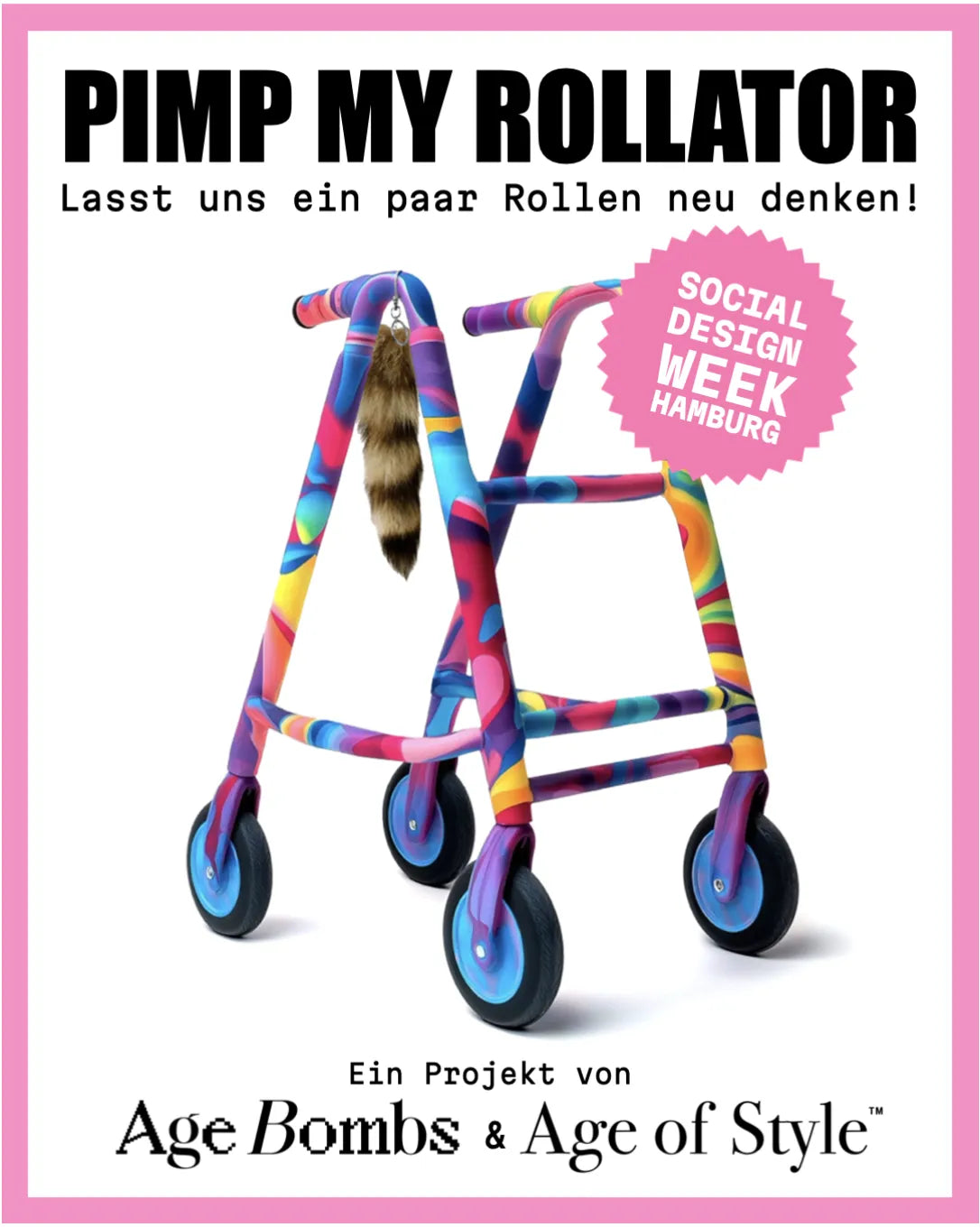 Pimp my Rollator Veranstaltungsplakat
