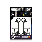 Reflektierender Aufkleber „Cargo“ in Farbvariante „schwarz“ in Produktverpackung von REFLECTIVE Berlin.