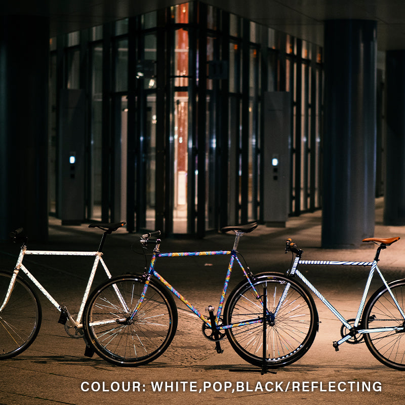 3 Reflective Bicycles